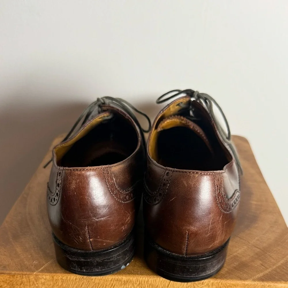 Cole Haan Nike Air Leather Wingtip Loafer Oxford Color Mahagony 12M Style C08354